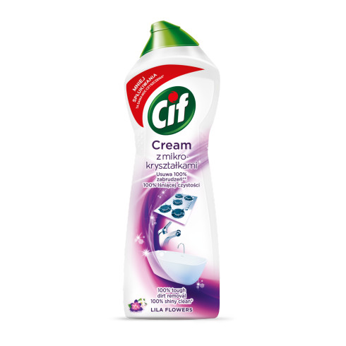 Cif Cream Lila Flowers Mleczko z mikrokryształkami