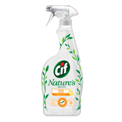 Cif nature spray do kuchni z ekstraktem z cytryny packshot